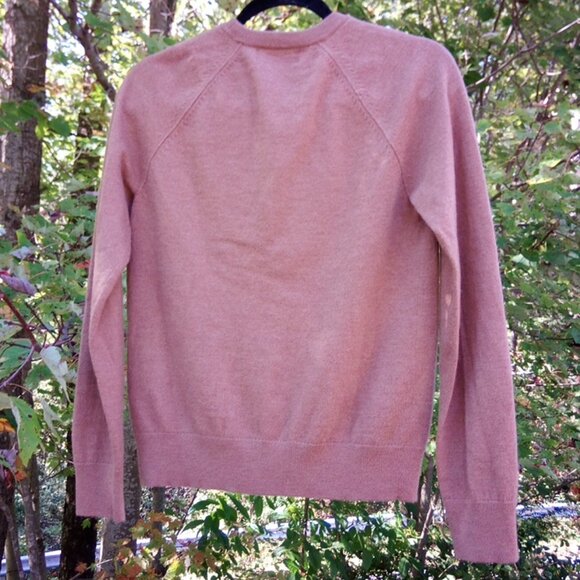 Merino Wool Crew Neck Sweater in Camel - Picture 2 of 4